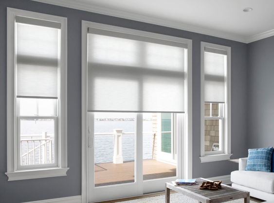 Roller Shades on a Wide Window
