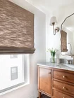 Roman Shades in Bathroom