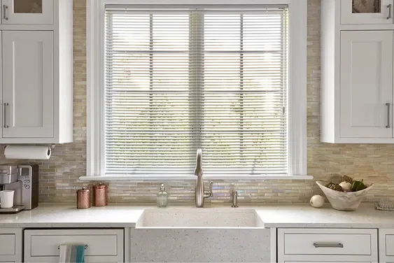 cordless-white-miniblinds-kitchen