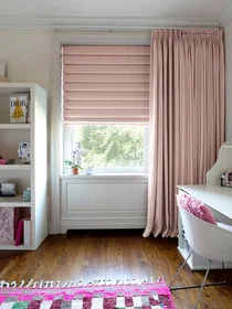 Drapery & Roman Shade