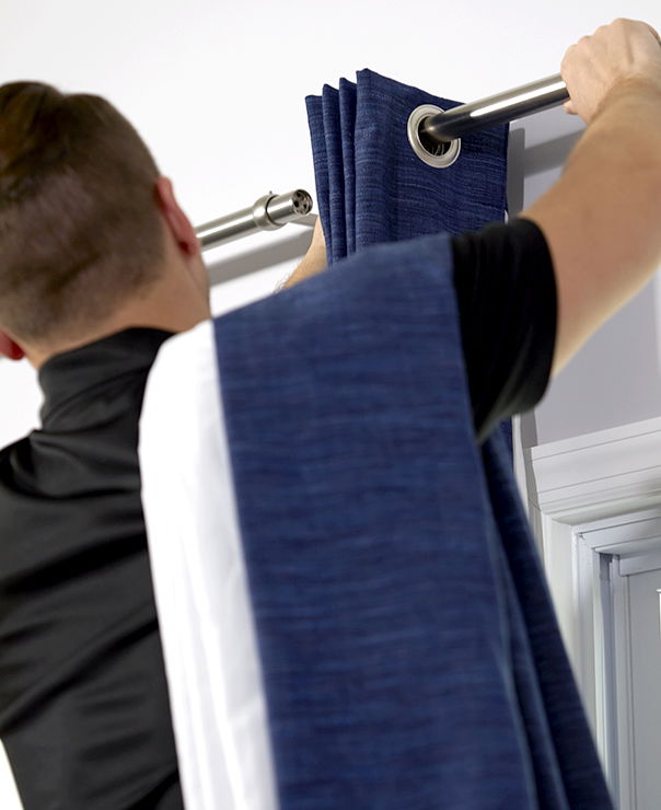 Installation Tech Installing Drapery Installation Tech Installing Drapery