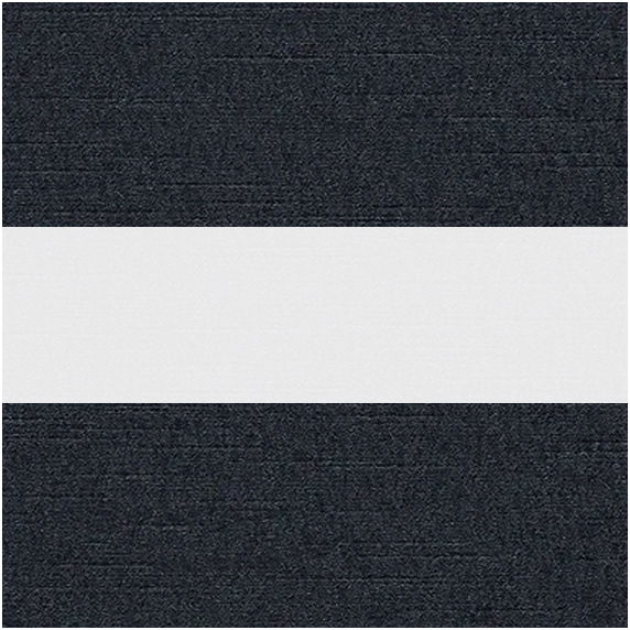 Smoke Cascade Elegance Linen Zebra Shades