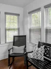 Wood Blinds in Sun Room