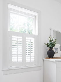 White Color Shutters for Small Windows