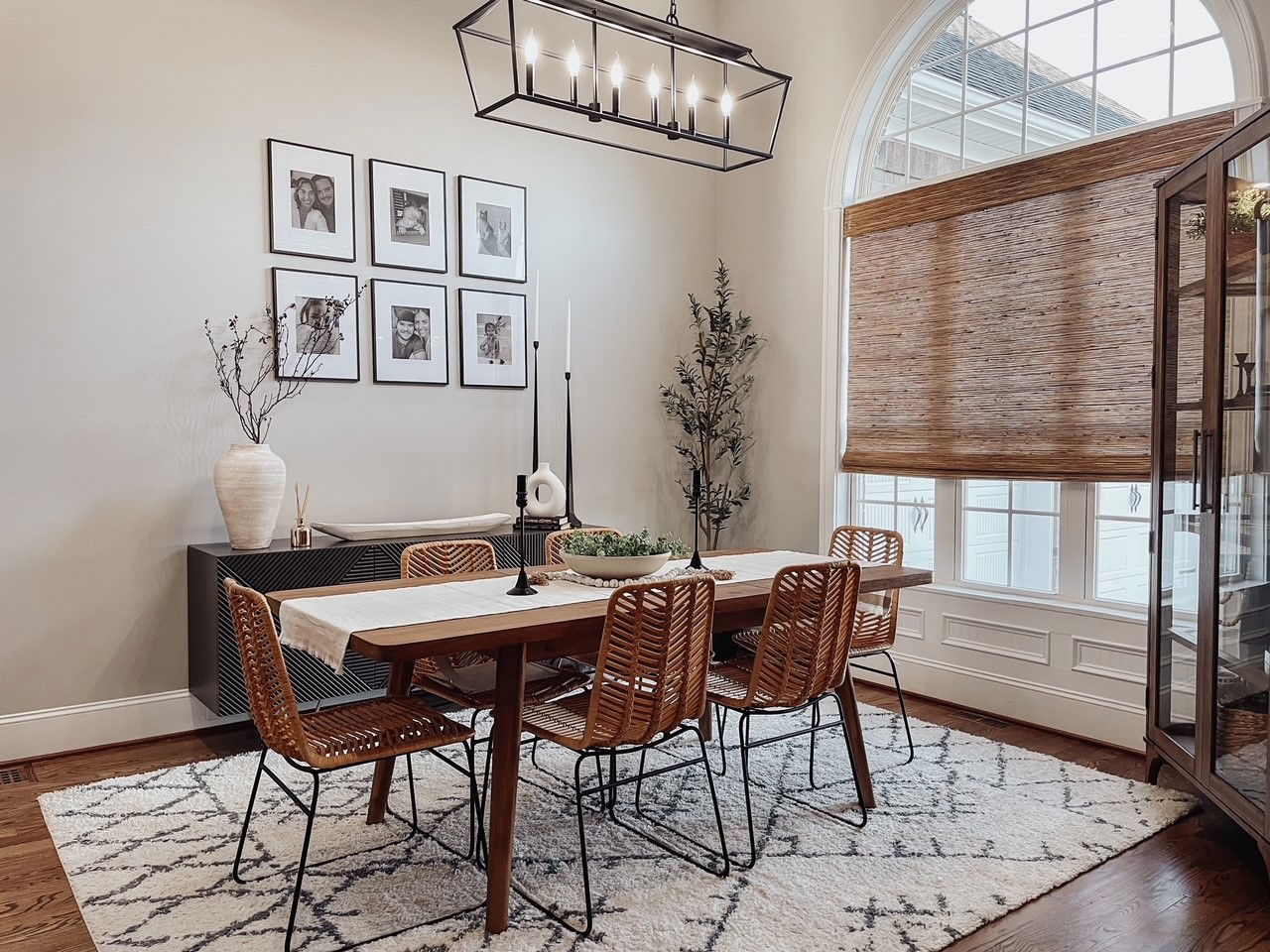 Unlined woven wood shades Unlined woven wood shades