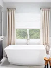 Woven Wood Shades in Bathroom
